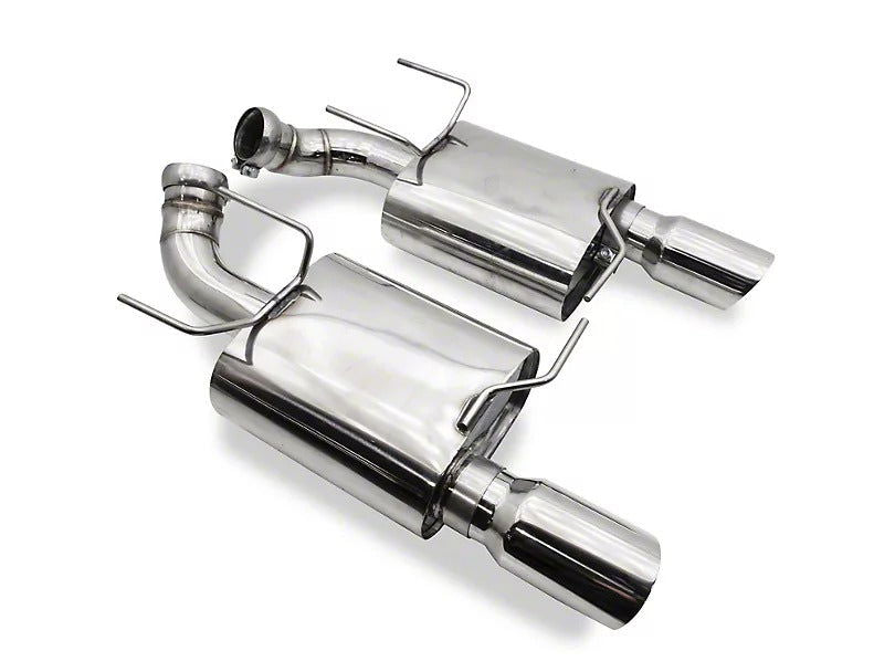 C&L Axle-Back Exhaust with Polished Tips (11-14 Mustang GT) - BM TARAKI