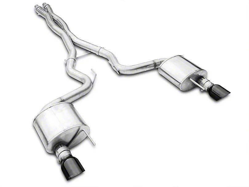 Corsa Performance Xtreme Cat-Back Exhaust with Black Tips (15-17 Mustang GT) - Convertible - BM TARAKI