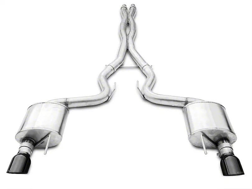 Corsa Performance Xtreme Cat-Back Exhaust with Black Tips (15-17 Mustang GT) - Convertible - BM TARAKI