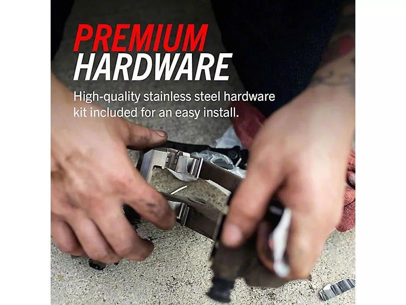 PowerStop Z26 Street Performance Carbon-Fiber Ceramic Brake Pads; Front Pair (11-14 Mustang GT w/ Performance Pack; 12-13 Mustang BOSS 302; 07-12 Mustang GT500) - BM TARAKI