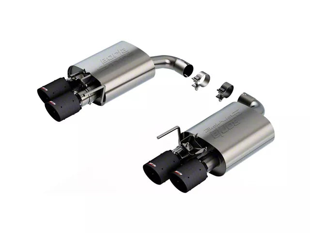 Borla S-Type Axle-Back Exhaust with Carbon Fiber Tips (24-25 Mustang GT w/ Active Exhaust)