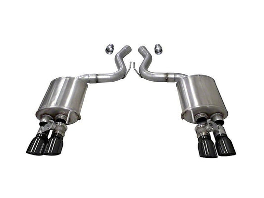 Corsa Performance Sport Axle-Back Exhaust with Black Tips (18-23 Mustang GT Fastback w/ Active Exhaust) - BM TARAKI