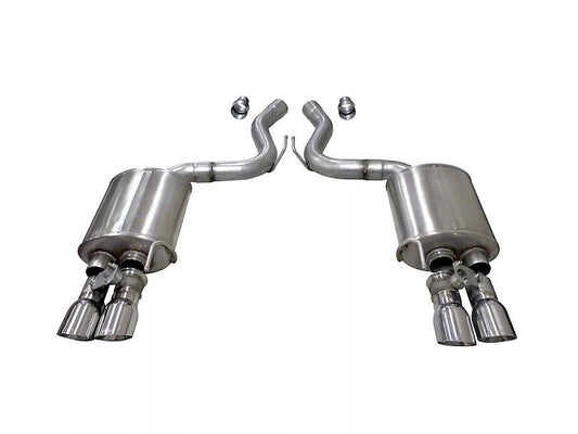 Corsa Performance Sport Axle-Back Exhaust with Polished Tips (18-23 Mustang GT Fastback w/ Active Exhaust) - BM TARAKI