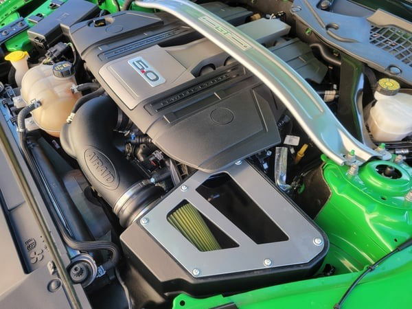 Airaid MXP Series Cold Air Intake with Yellow SynthaMax Dry Filter (18-23 Mustang GT) - BM TARAKI
