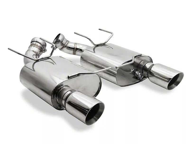 C&L Axle-Back Exhaust with Polished Tips (11-14 Mustang GT) - BM TARAKI