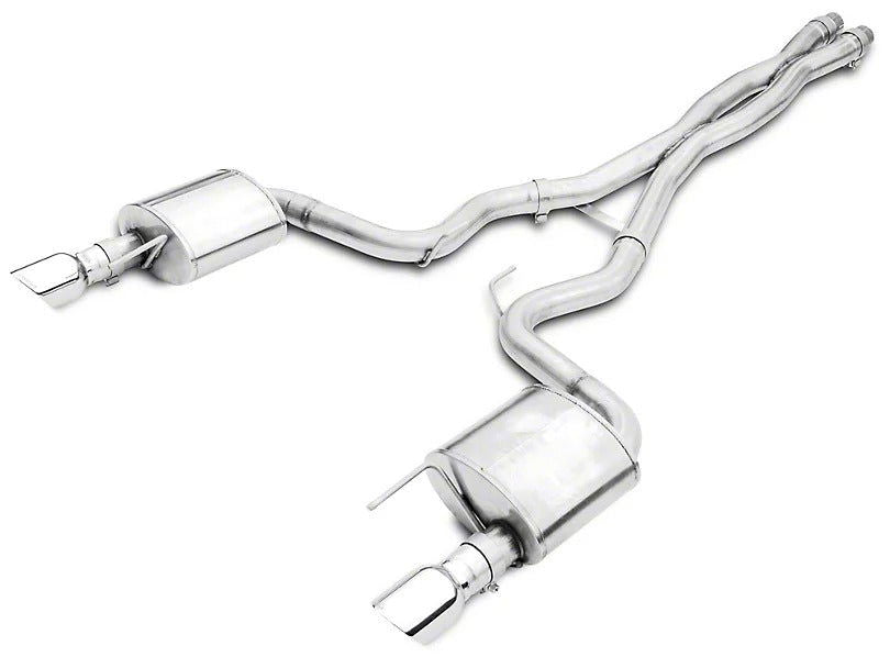 Corsa Performance Xtreme Cat-Back Exhaust with Polished Tips (15-17 Mustang GT) - Convertible - BM TARAKI