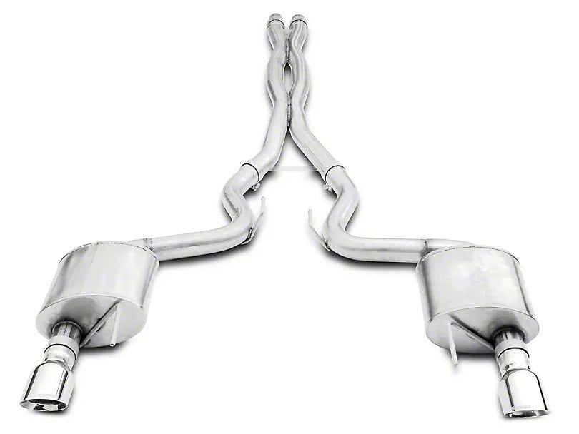Corsa Performance Xtreme Cat-Back Exhaust with Polished Tips (15-17 Mustang GT) - Convertible - BM TARAKI