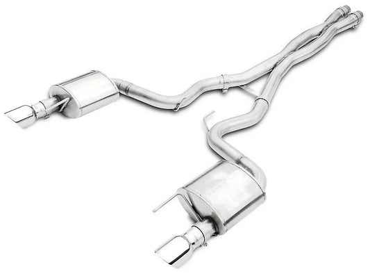 Corsa Performance Xtreme Cat-Back Exhaust with Polished Tips (15-17 Mustang GT) - FastBack - BM TARAKI