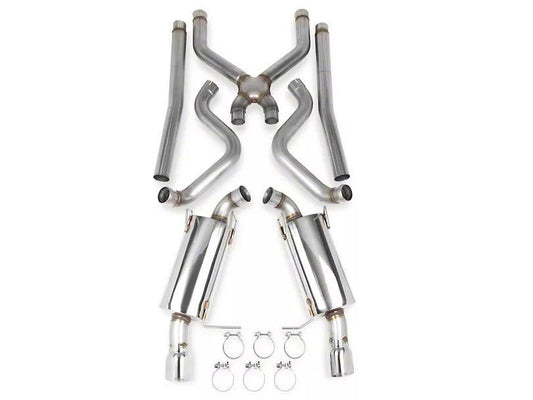 Hooker BlackHeart Cat-Back Exhaust System with Polished Tips (11-14 Mustang) - BM TARAKI