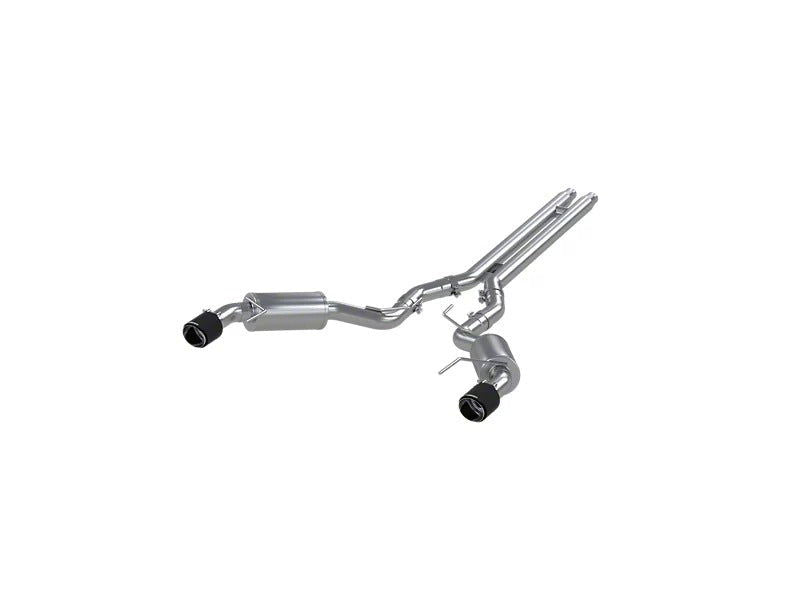 MBRP Armor Pro Cat-Back Exhaust with Carbon Fiber Tips; Street Version (15-17 Mustang GT Fastback) - BM TARAKI