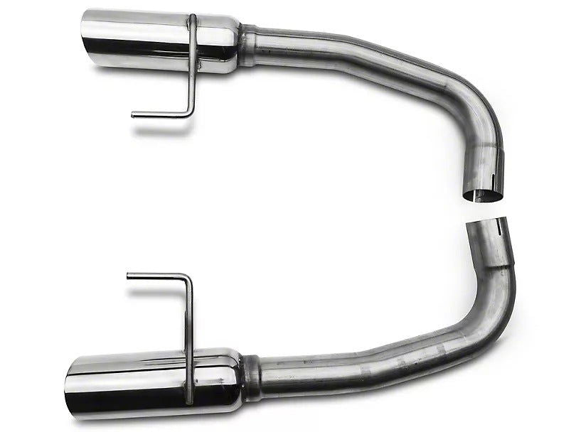 SR Performance Muffler Delete Axle-Back Exhaust with Polished Tips (15-17 Mustang GT) - BM TARAKI