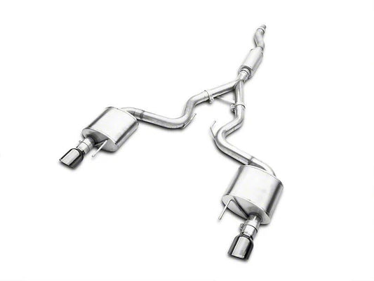 Corsa Performance Sport Cat-Back Exhaust with Black Tips (15-23 Mustang EcoBoost Fastback w/o Active Exhaust) - BM TARAKI