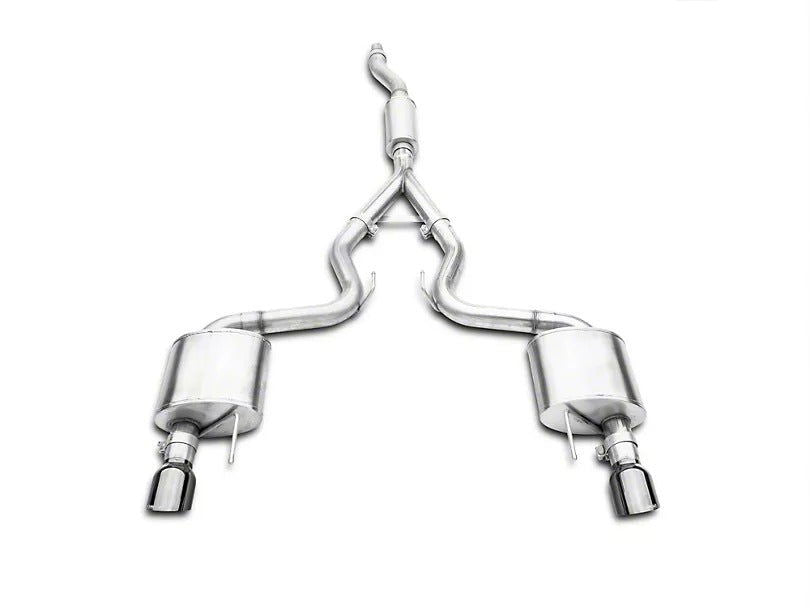 Corsa Performance Sport Cat-Back Exhaust with Black Tips (15-23 Mustang EcoBoost Fastback w/o Active Exhaust) - BM TARAKI