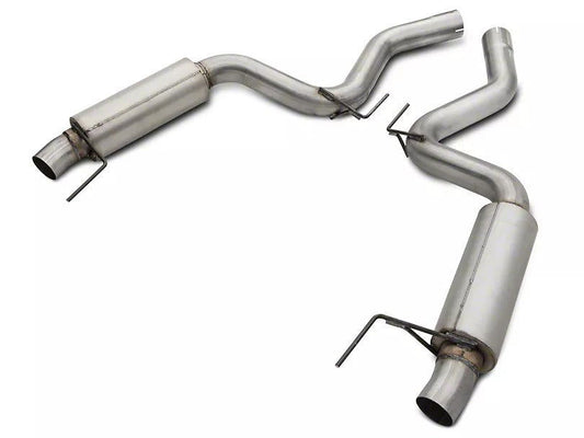 MBRP Armor Lite Cat-Back Exhaust with Y-Pipe; Race Version (15-23 Mustang EcoBoost Fastback w/o Active Exhaust) - BM TARAKI