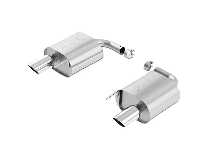 Borla ATAK Axle-Back Exhaust with Polished Tips (15-23 Mustang EcoBoost w/o Active Exhaust) - Convetible - BM TARAKI
